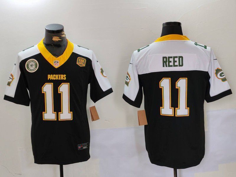 Men Green Bay Packers #11 Reed Black Thanksgiving three generations 2024 Nike Limited NFL Jersey->indianapolis colts->NFL Jersey
